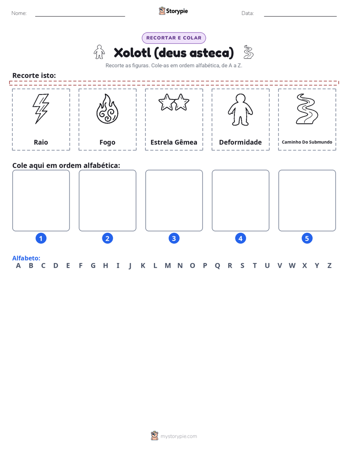 Recortar & Colar Alfabeto