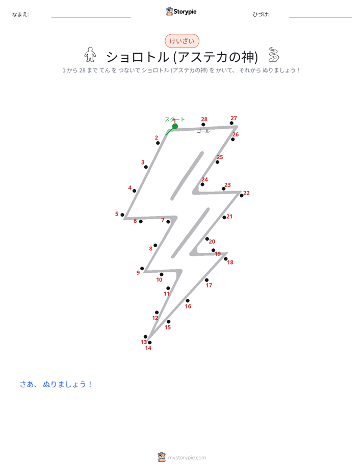 点つなぎ