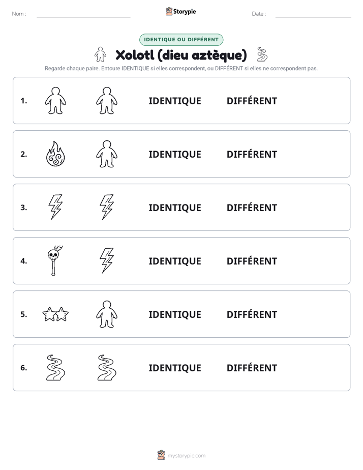 Identique ou Différent