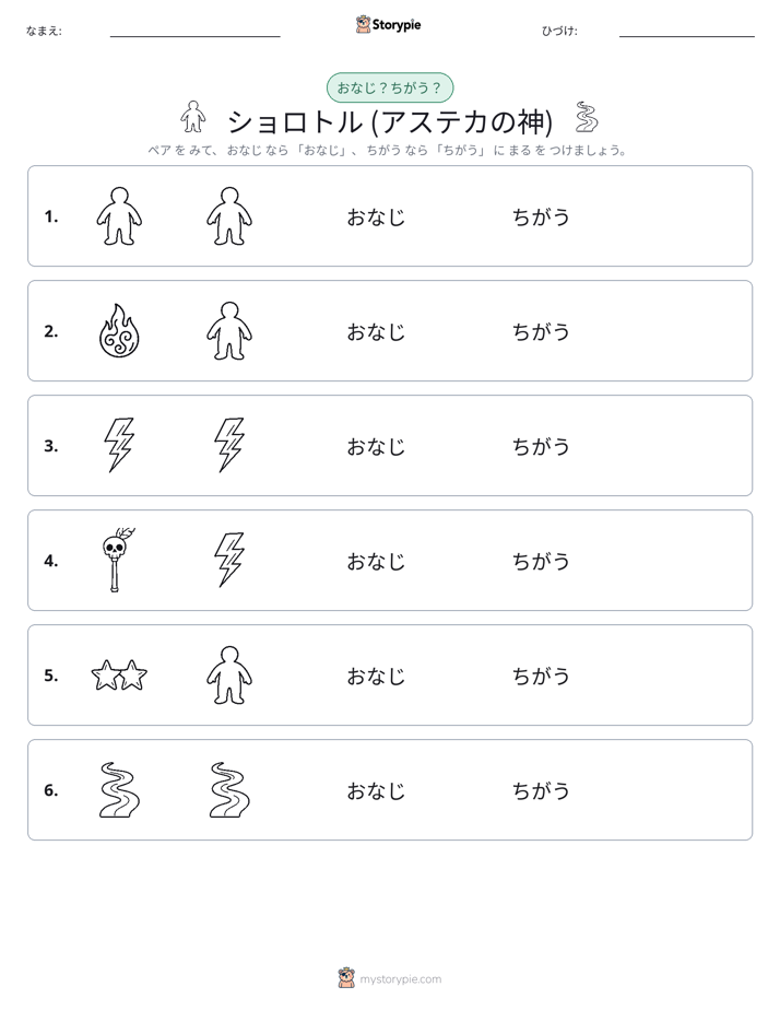 同じか違うか