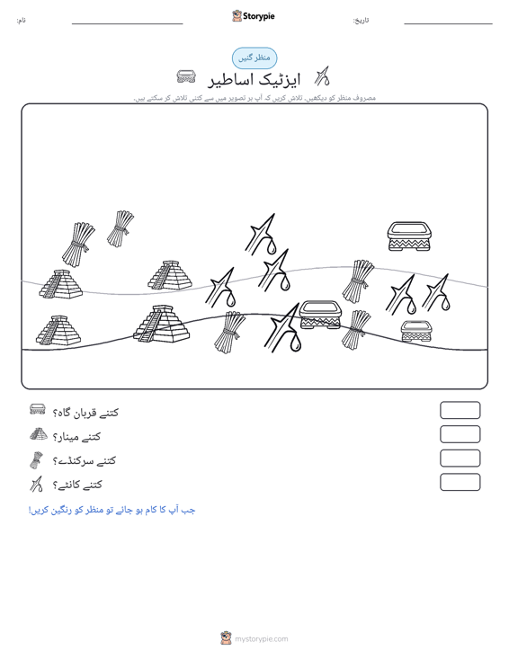 گنتی کا منظر