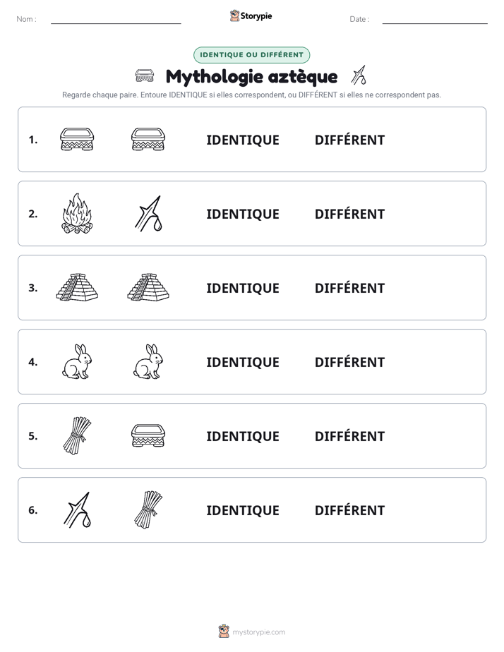 Identique ou Différent