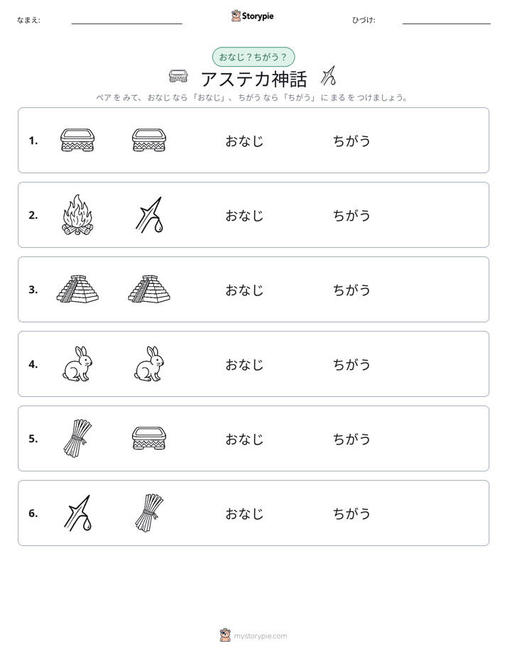 同じか違うか