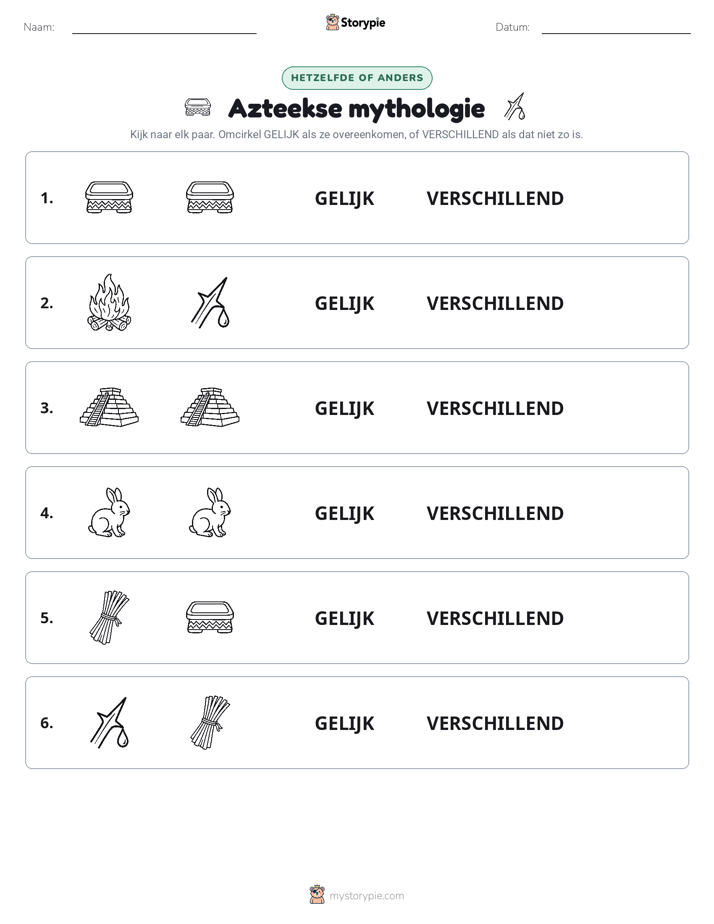 Zelfde of Verschillend