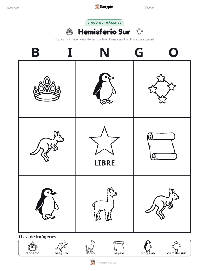Bingo de Imágenes