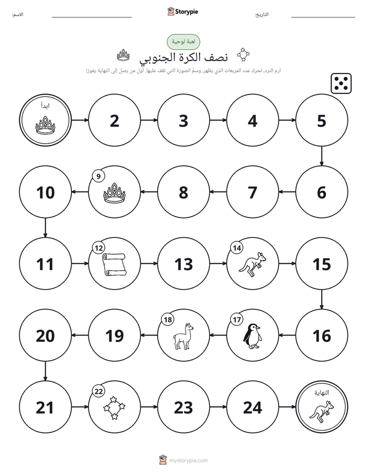 لعبة لف و تحرك