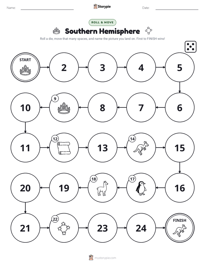 Roll & Move Game