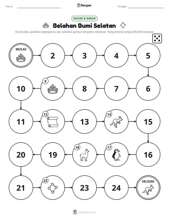 Permainan Gulung & Pindah
