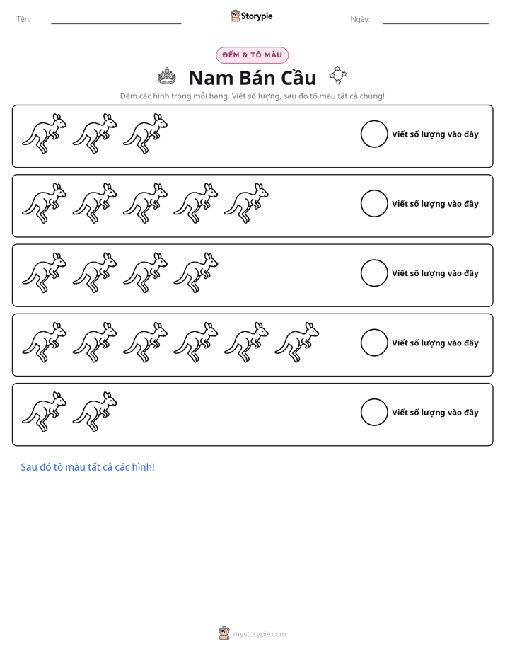Đếm & Tô Màu