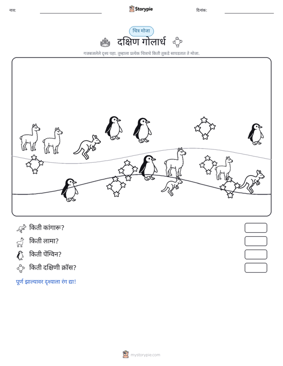 गणना दृश्य