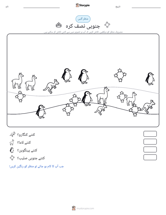 گنتی کا منظر