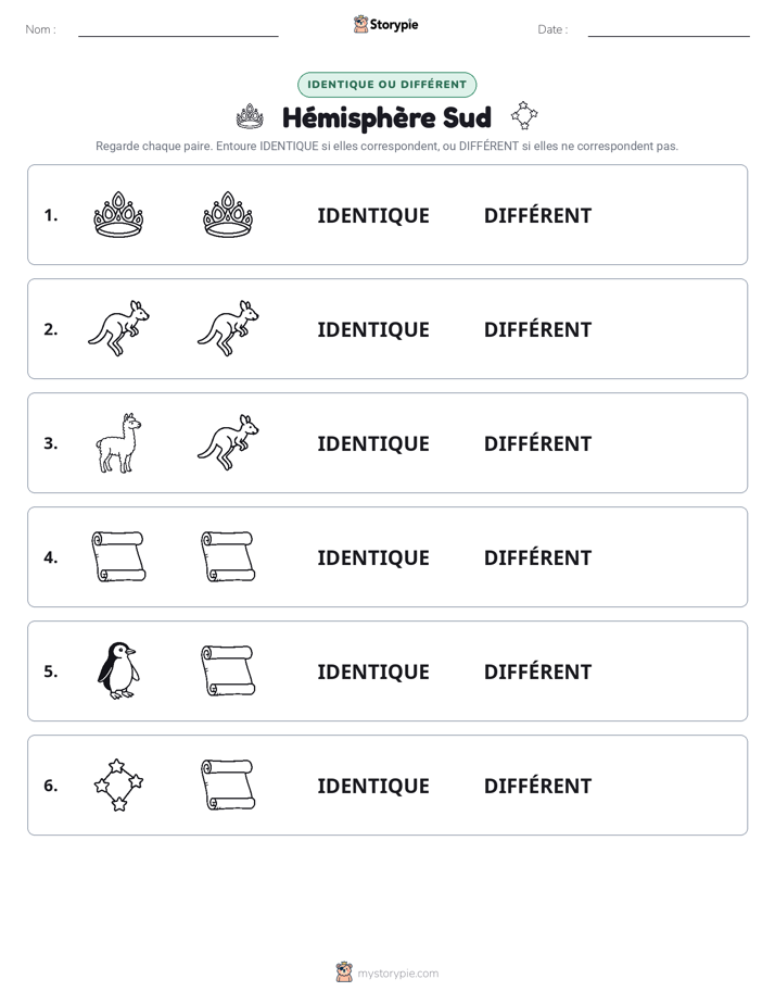 Identique ou Différent