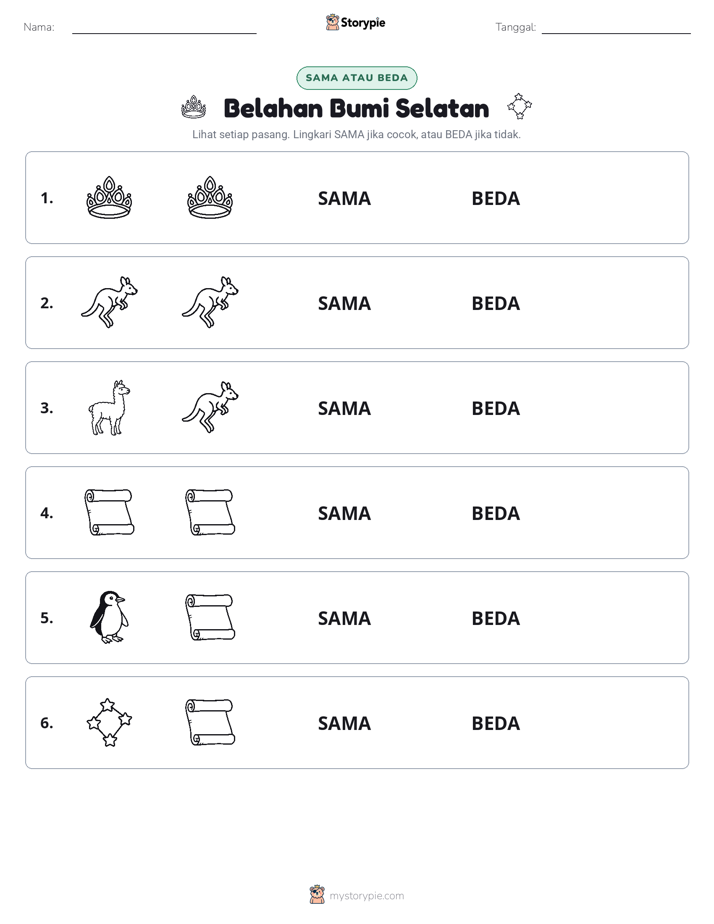 Sama atau Berbeda