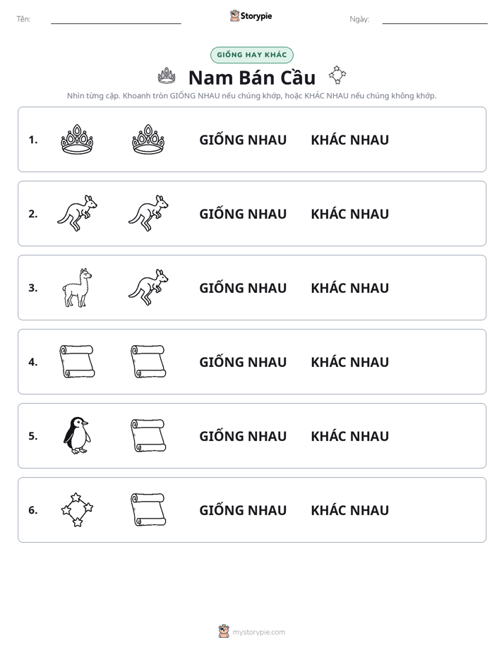 Giống Hay Khác