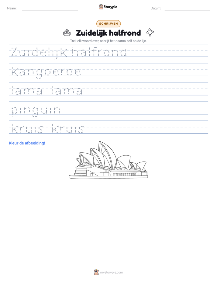 Schrijf Oefening