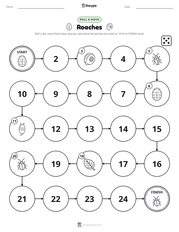 Roll & Move Game