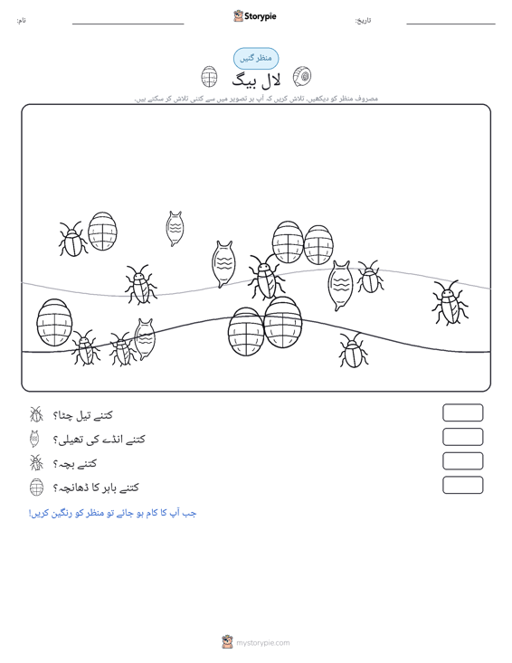 گنتی کا منظر