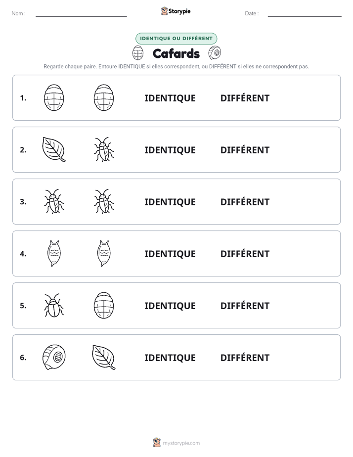 Identique ou Différent