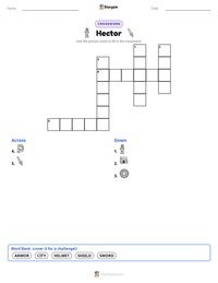 Hector printable worksheet preview