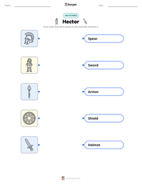 Hector printable worksheet preview