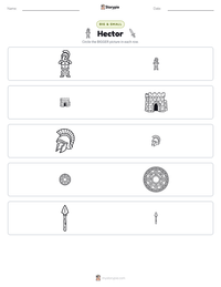 Hector printable worksheet preview
