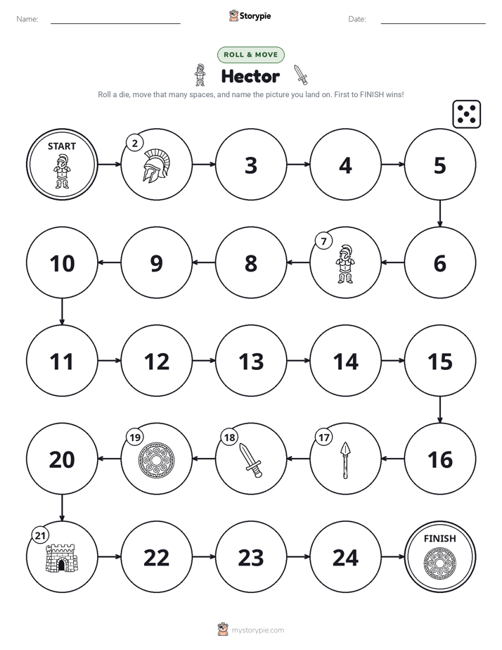 Roll & Move Game