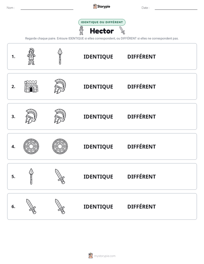 Identique ou Différent