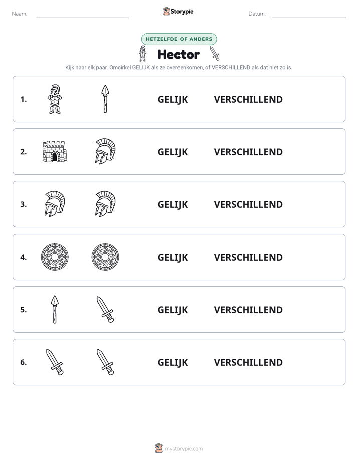 Zelfde of Verschillend