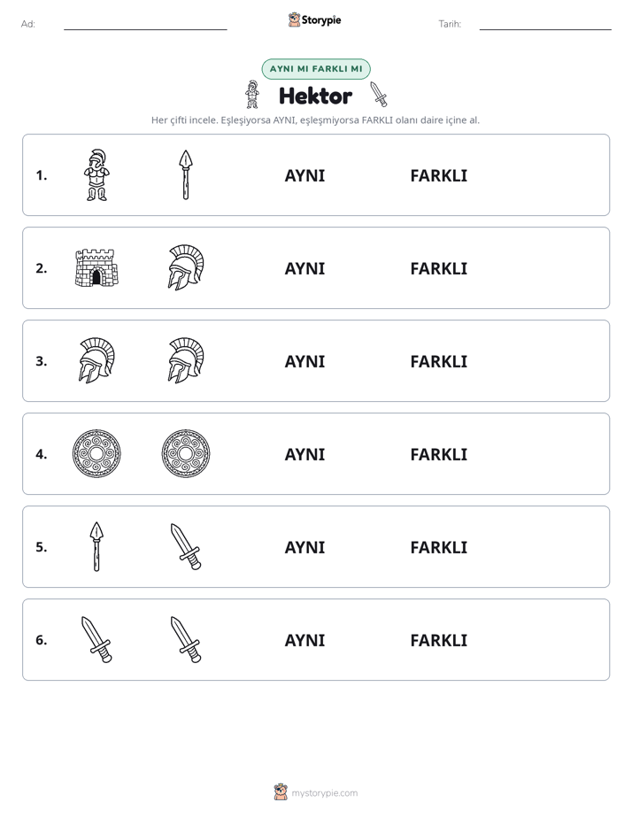 Aynı mı Farklı mı
