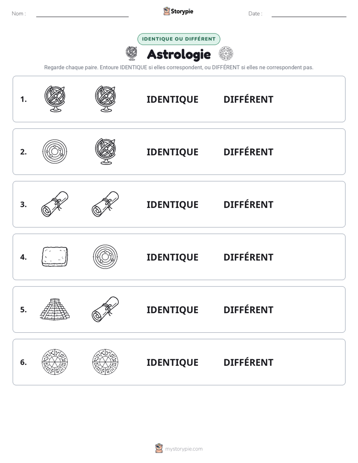 Identique ou Différent