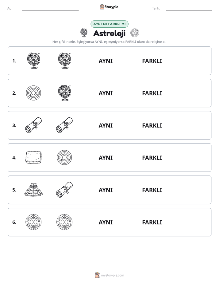 Aynı mı Farklı mı
