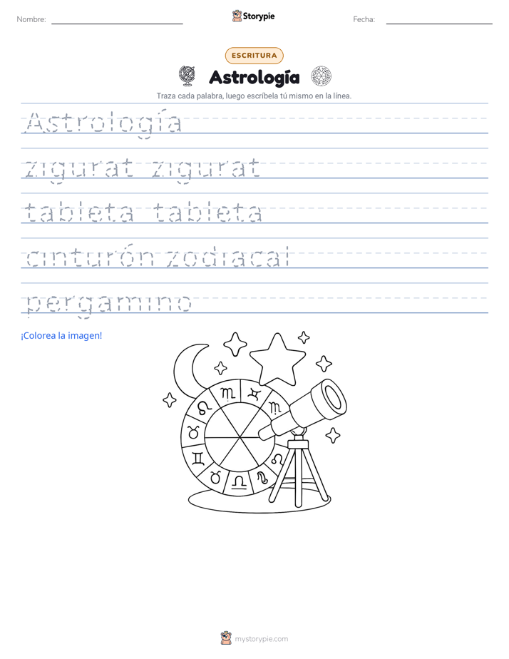 Práctica de Escritura