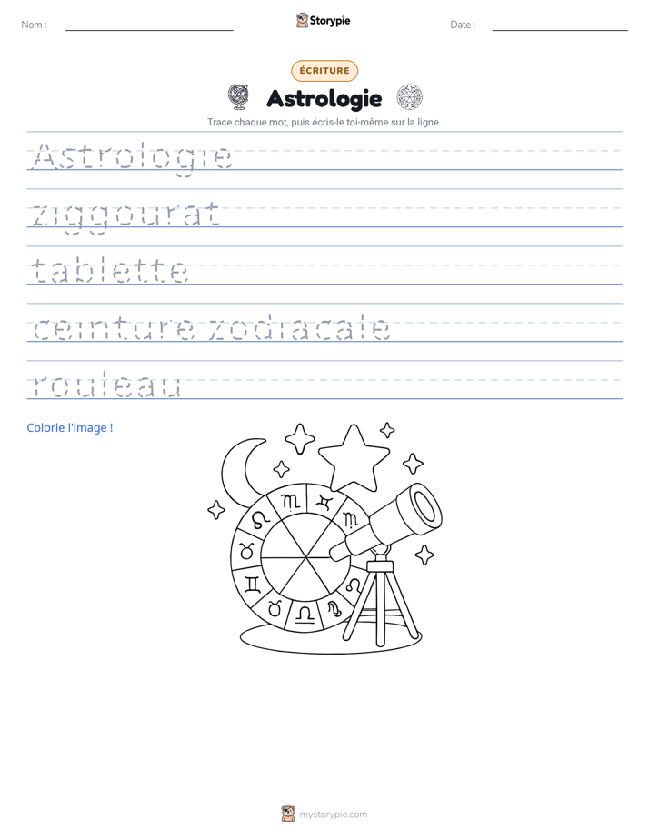 Pratique d'écriture