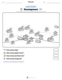 Decomposers printable worksheet preview
