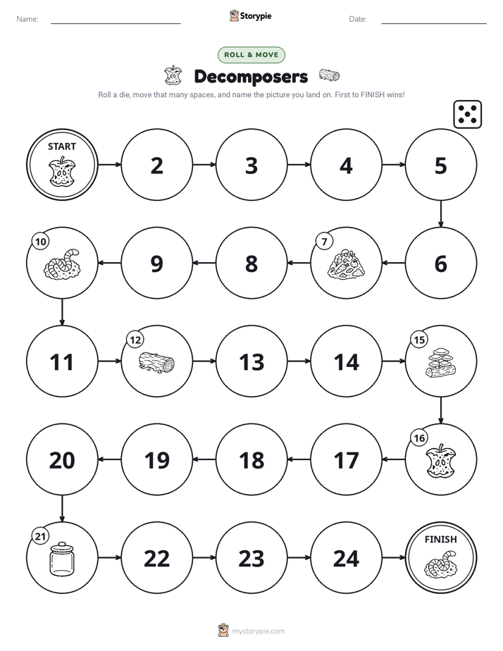 Roll & Move Game