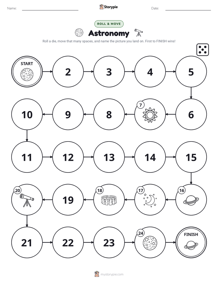 Roll & Move Game