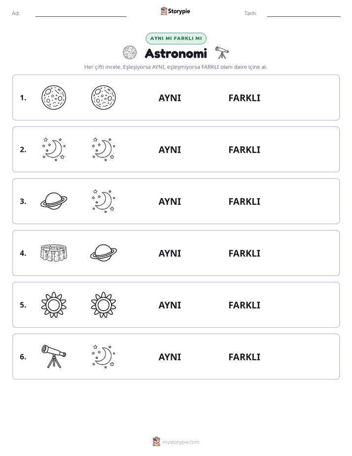 Aynı mı Farklı mı