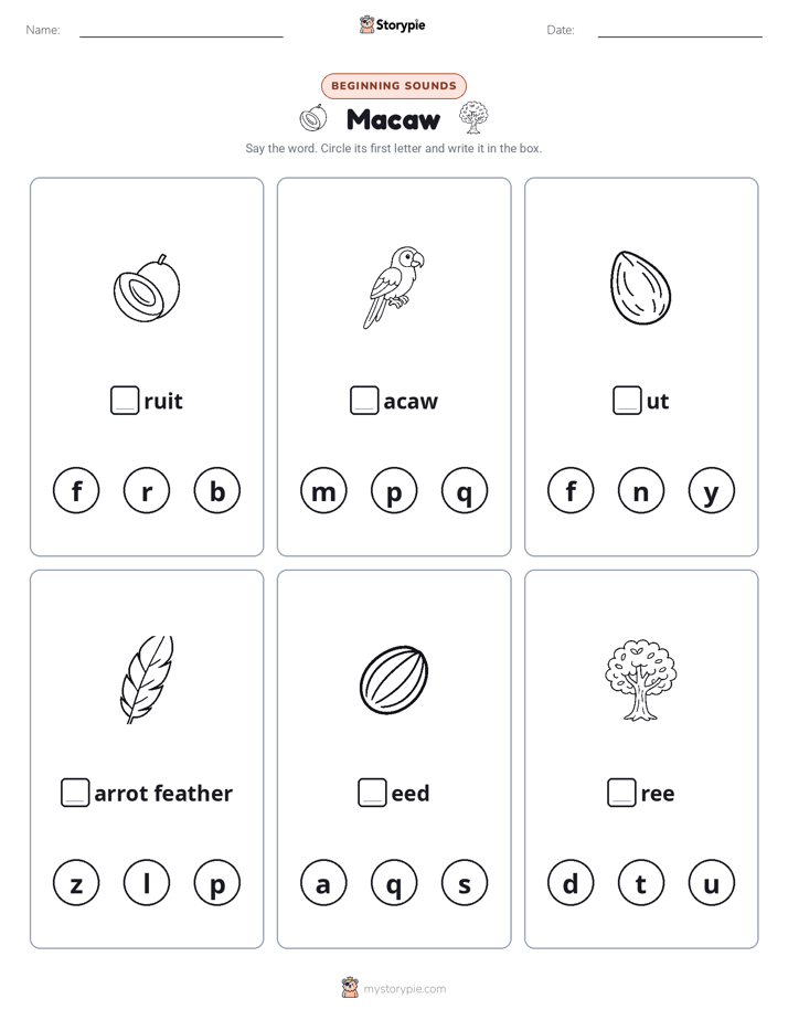 Beginning Sounds