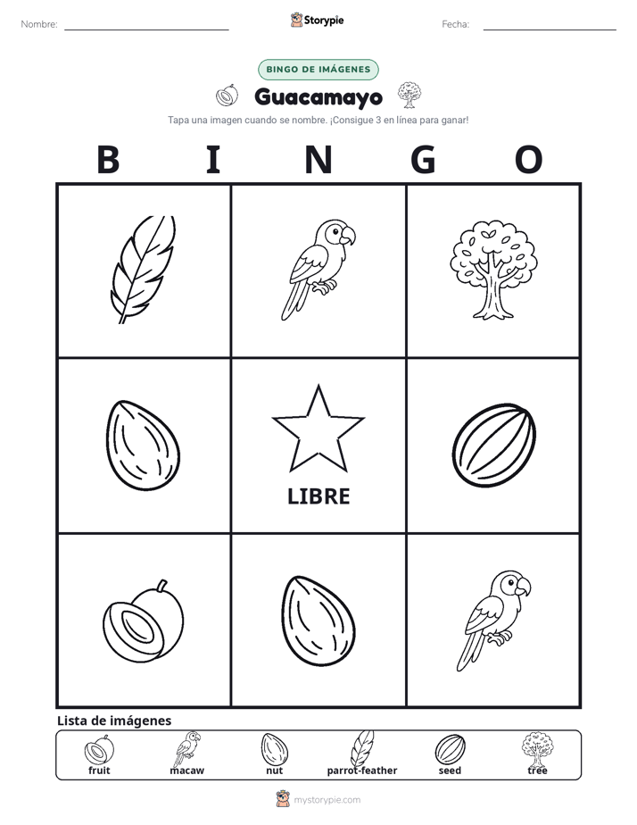 Bingo de Imágenes