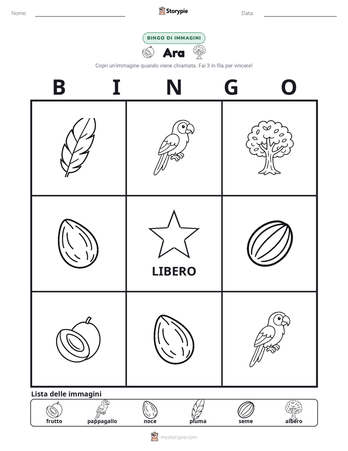 Bingo delle Immagini