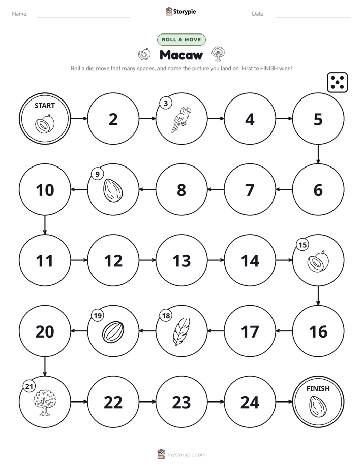 Roll & Move Game