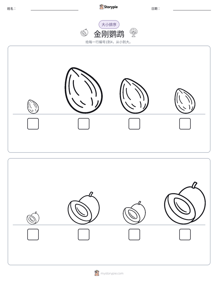 大小排序