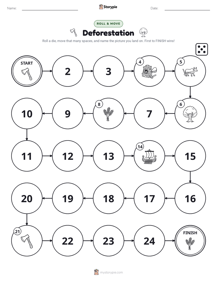 Roll & Move Game