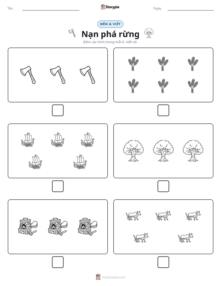 Đếm & Viết