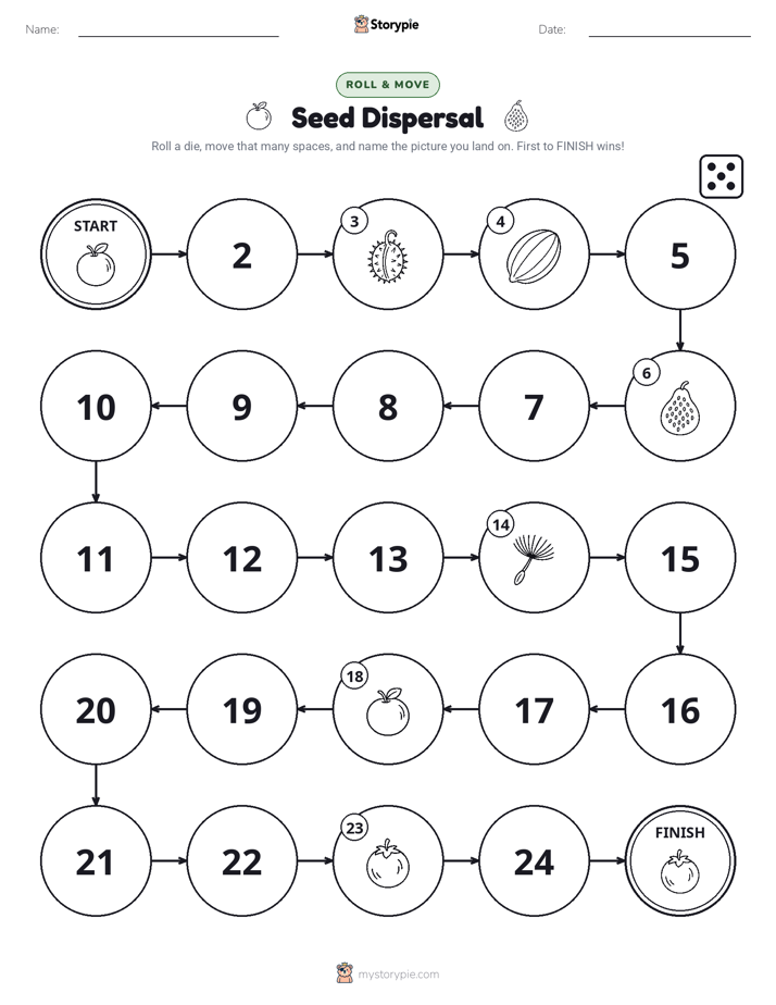 Roll & Move Game