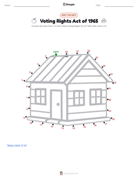 Voting Rights Act of 1965 printable worksheet preview