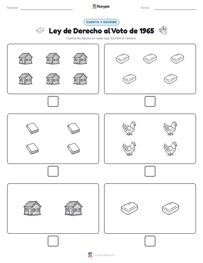 Cuenta y Escribe