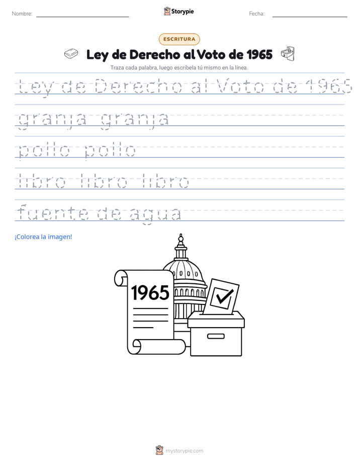 Práctica de Escritura