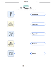 Taxes printable worksheet for kids