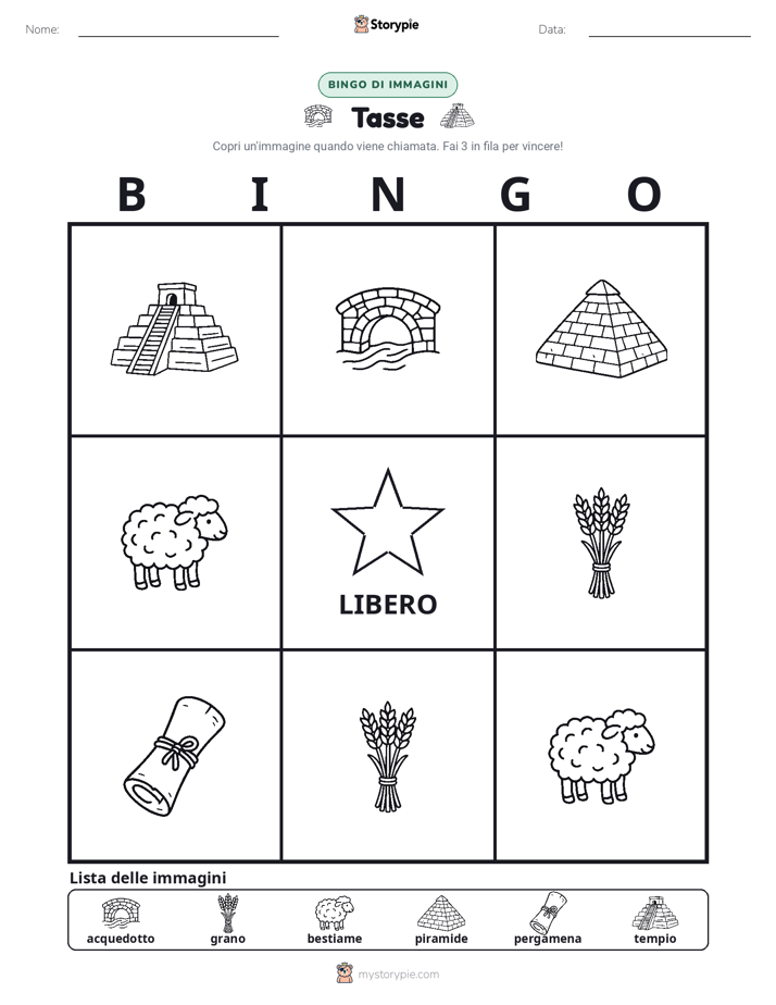 Bingo delle Immagini